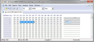 Concord 4 Programming Chart